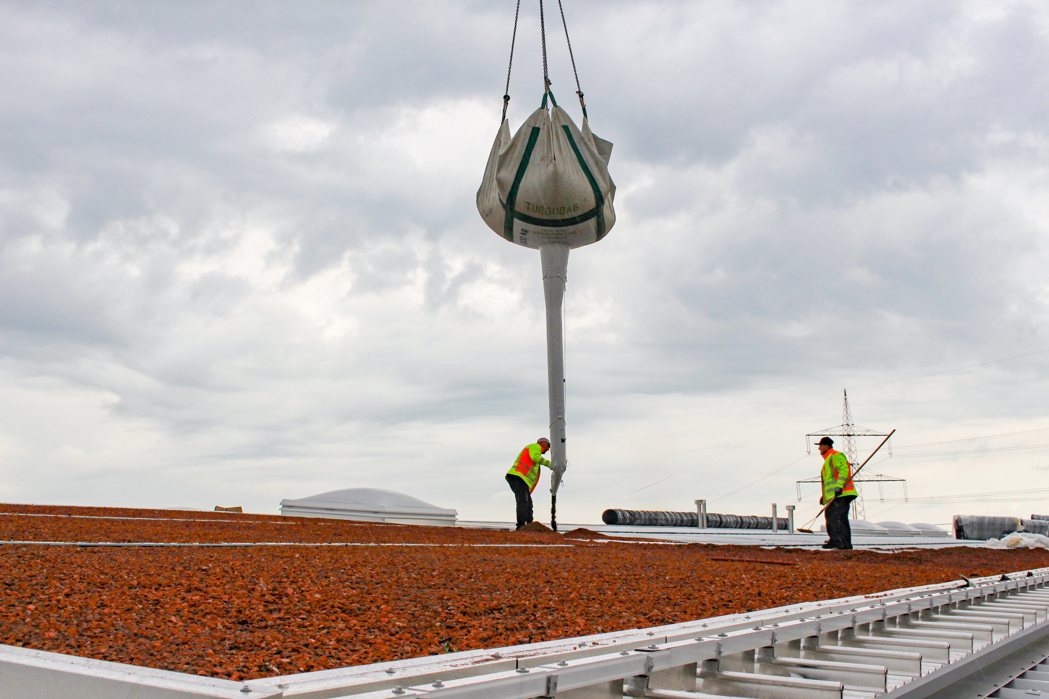 Zinco Turbobag, flexibler Schütt- behälter, Planengröße 5 x 5 m