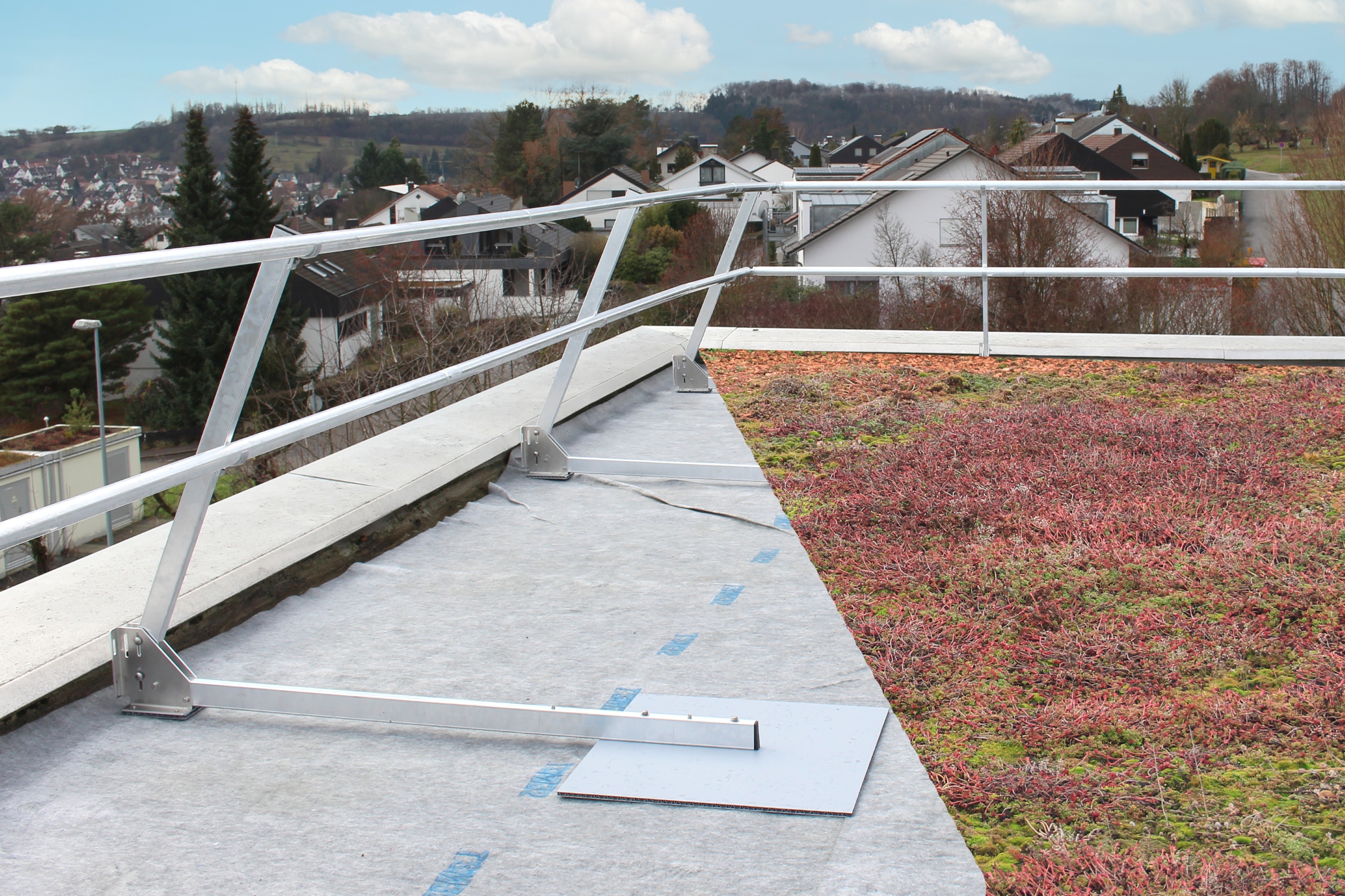 Zinco Geländerholm L = 6,00 m für Fallnet ASG Arbeitsschutzgeländer